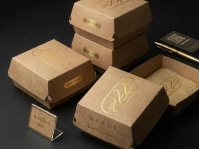 Medium burger box