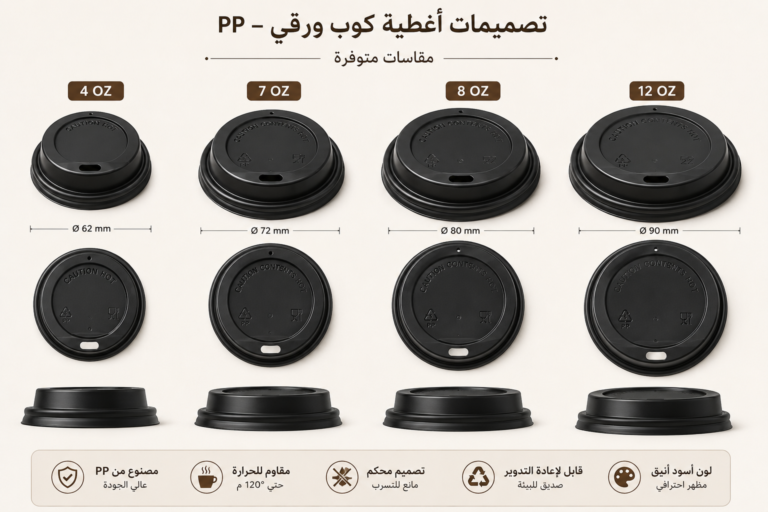 4oz PP paper cup lid
